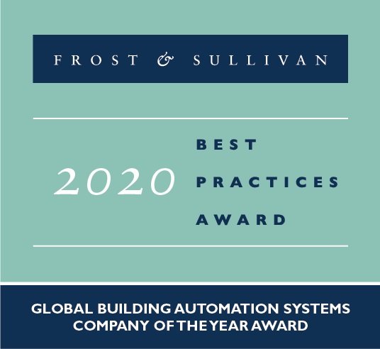 Delta Controls, a Delta Group Company, Wins the 2020 Global Building Automation Systems Company of the Year Award by Frost & Sullivan